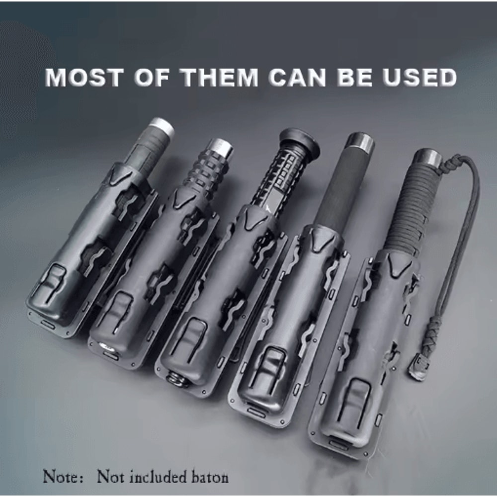360 Rotating Retractable Baton Holster For Tactical Outdoor Carry 7