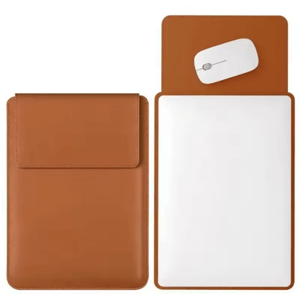 Premium PU Leather Laptop Sleeve Case For MacBook Laptops 1416 Inch 2