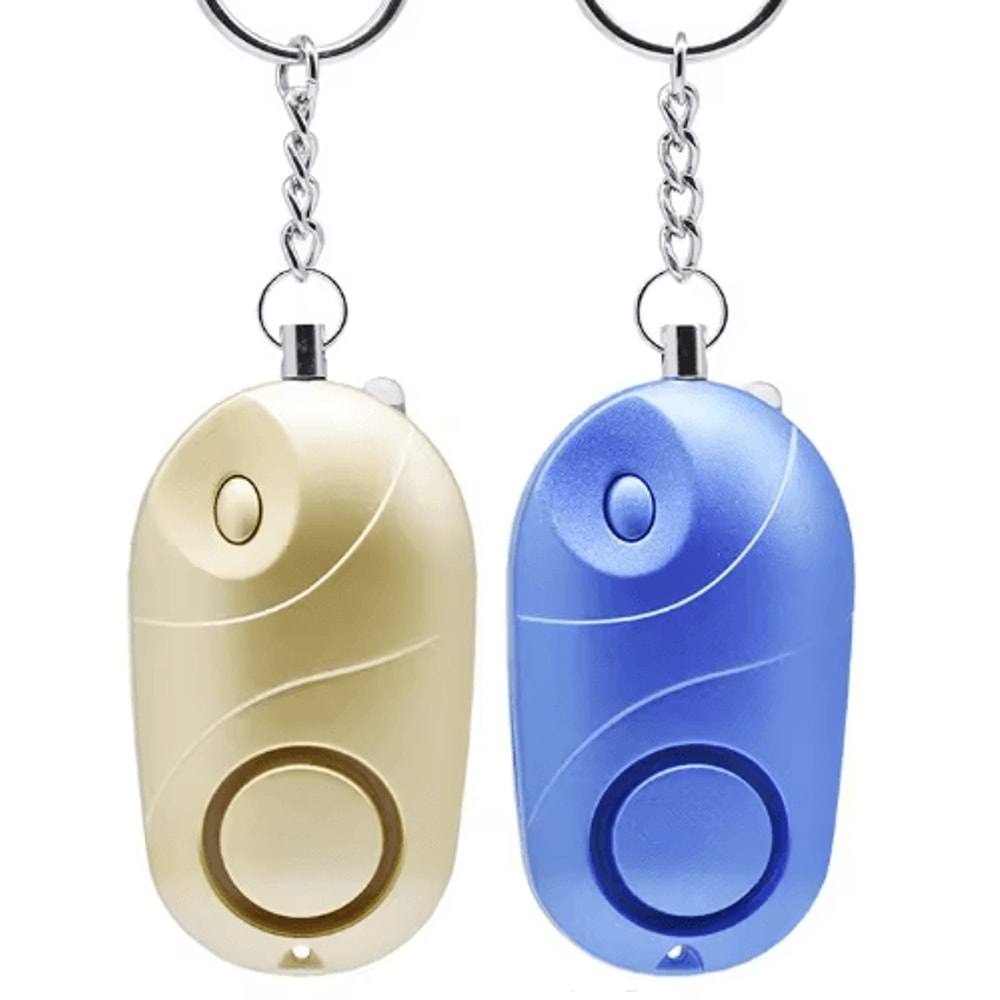 Personal Safety Alarm Keychain With LED Flashlight For Women Kids 5