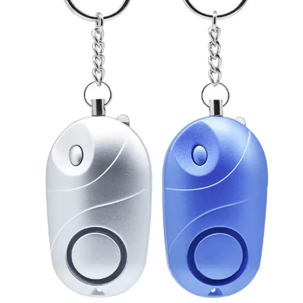 Personal Safety Alarm Keychain With LED Flashlight For Women Kids 6