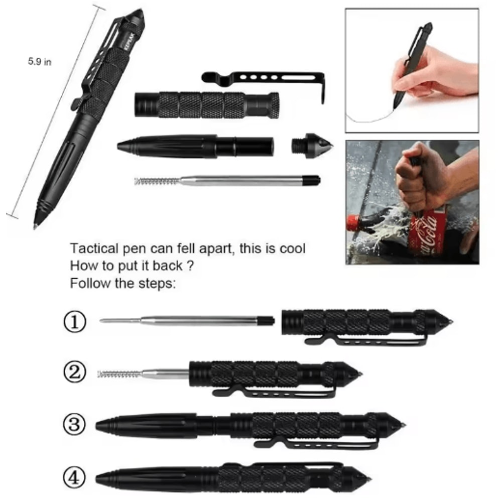 Multifunctional Tactical Pocket Pen For Outdoor Everyday Carry 17