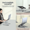 Adjustable Aluminum Laptop Stand For MacBook Notebook Cooling 0
