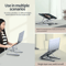 Adjustable Aluminum Laptop Stand For MacBook Notebook Cooling 0