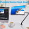 2025 Aluminum Tablet Portable Monitor Stand With Rotating Long Arm 0
