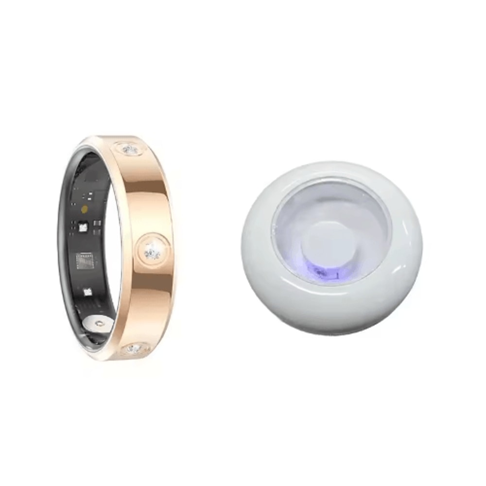 Ultra Slim Smart Health Ring With Heart Rate Stress Monitoring 1
