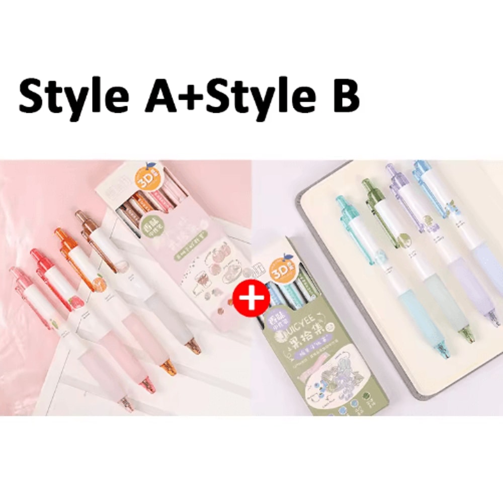 Creative 3D Fruit Scented Gel Pens For School Scrapbooking 1