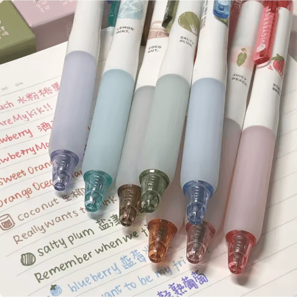 Creative 3D Fruit Scented Gel Pens For School Scrapbooking 0