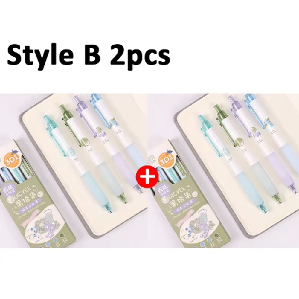 Creative 3D Fruit Scented Gel Pens For School Scrapbooking 2