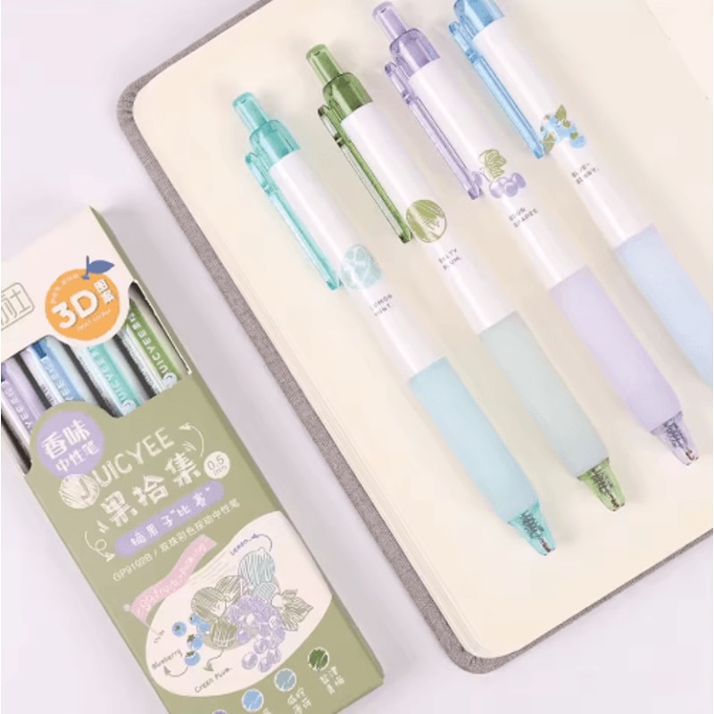 Creative 3D Fruit Scented Gel Pens For School Scrapbooking 4