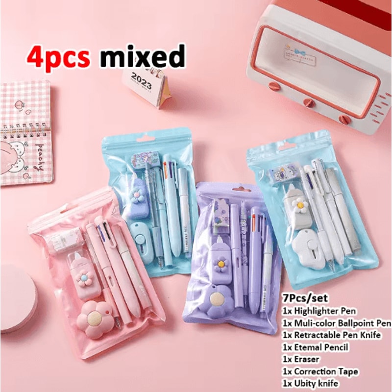7in1 Stationery Gift Set For School Office Kids 1