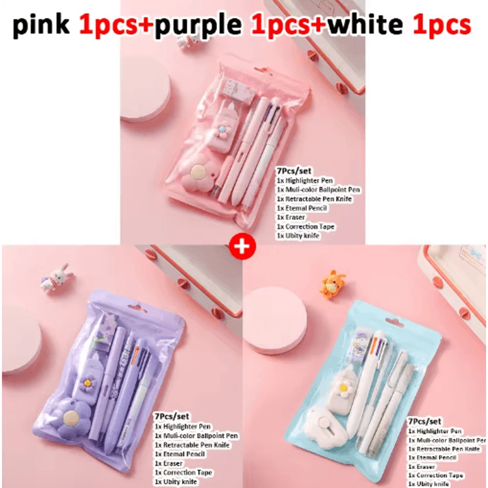 7in1 Stationery Gift Set For School Office Kids 2