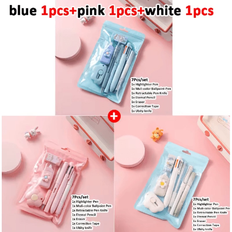 7in1 Stationery Gift Set For School Office Kids 4
