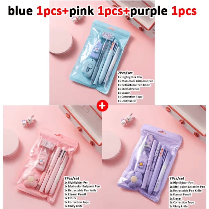 7in1 Stationery Gift Set For School Office Kids 5