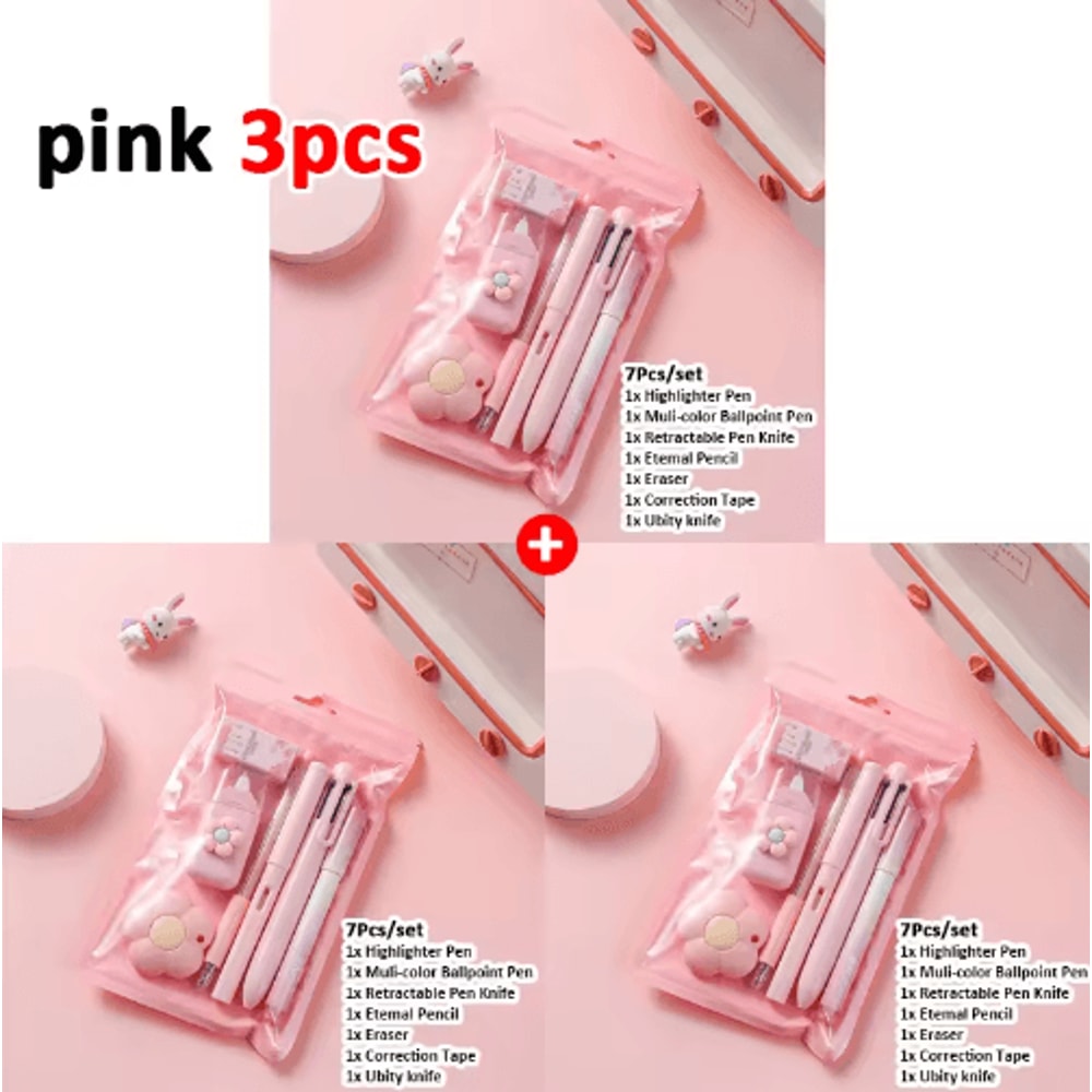 7in1 Stationery Gift Set For School Office Kids 8