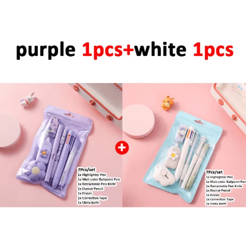 7in1 Stationery Gift Set For School Office Kids 10
