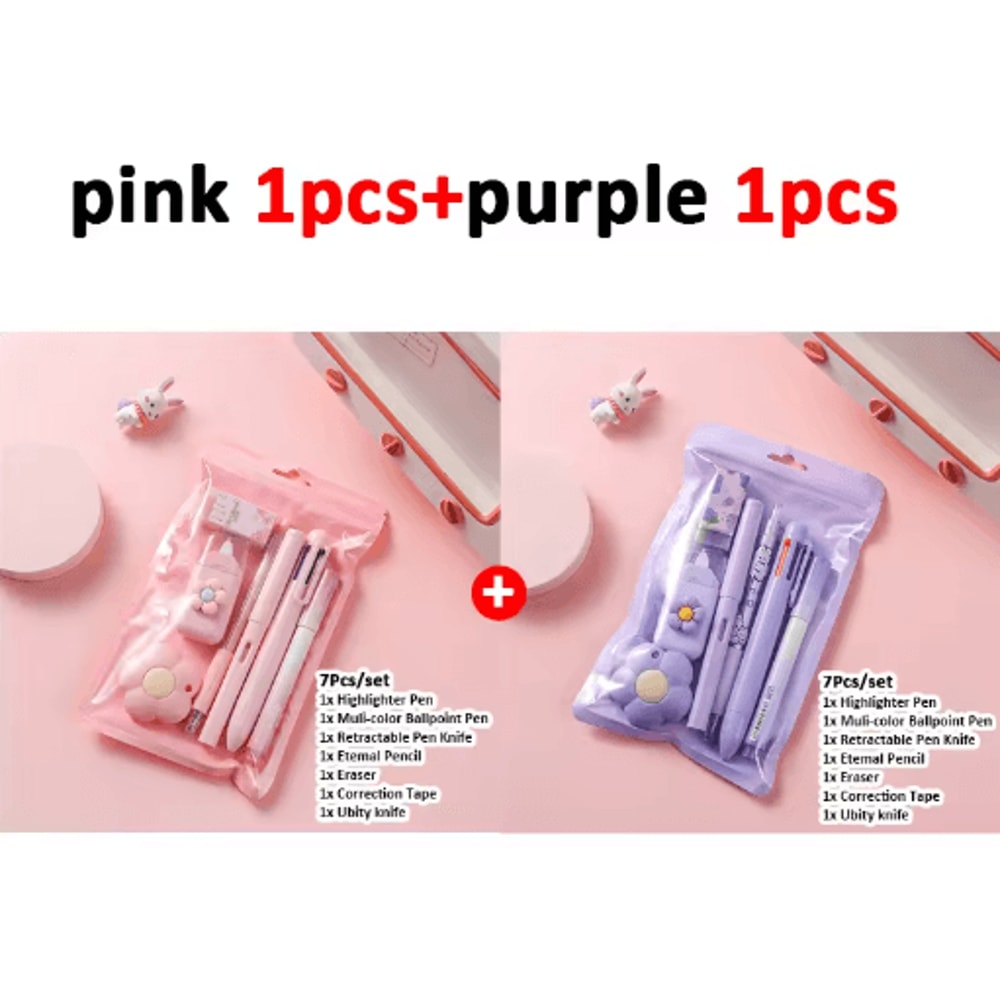 7in1 Stationery Gift Set For School Office Kids 12