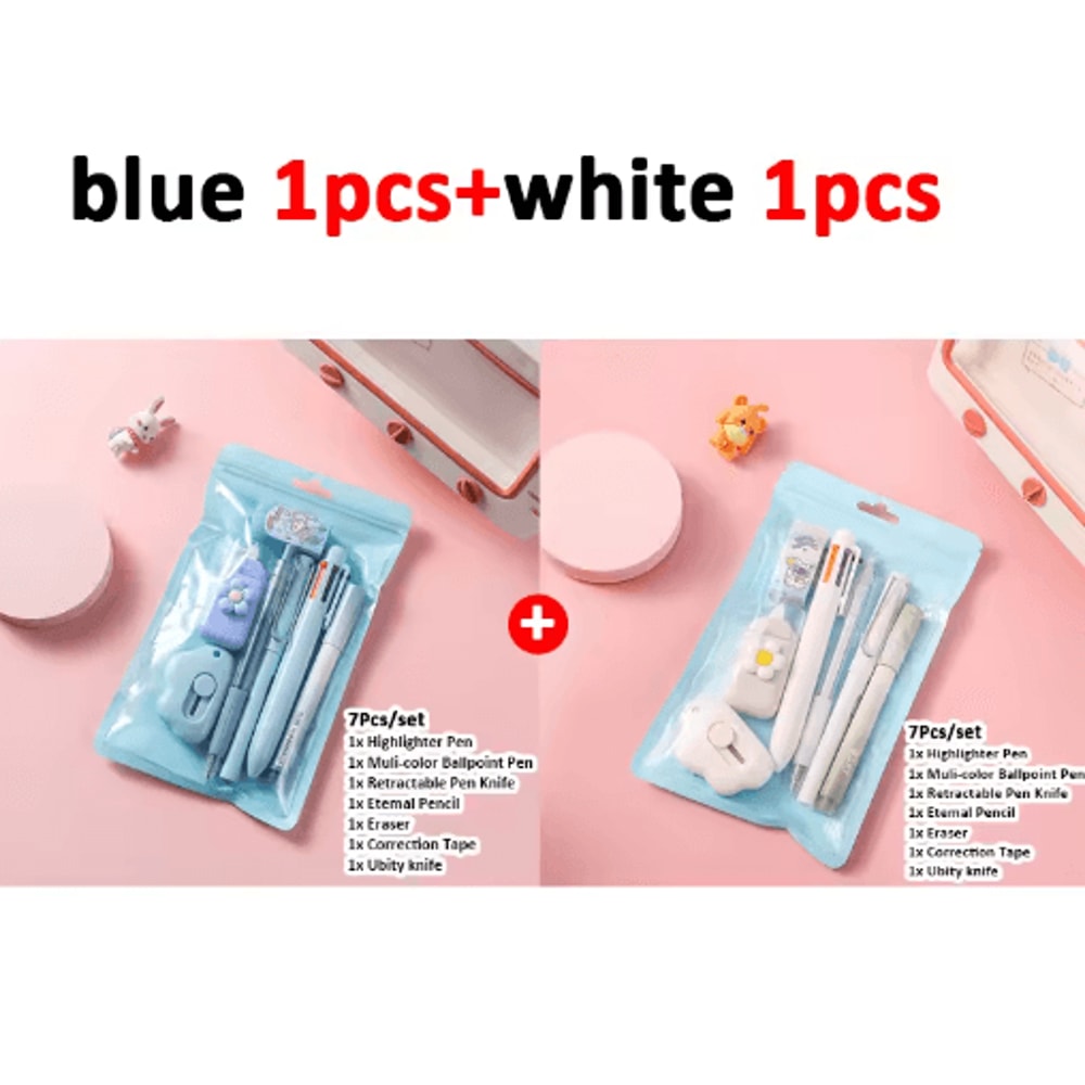 7in1 Stationery Gift Set For School Office Kids 13