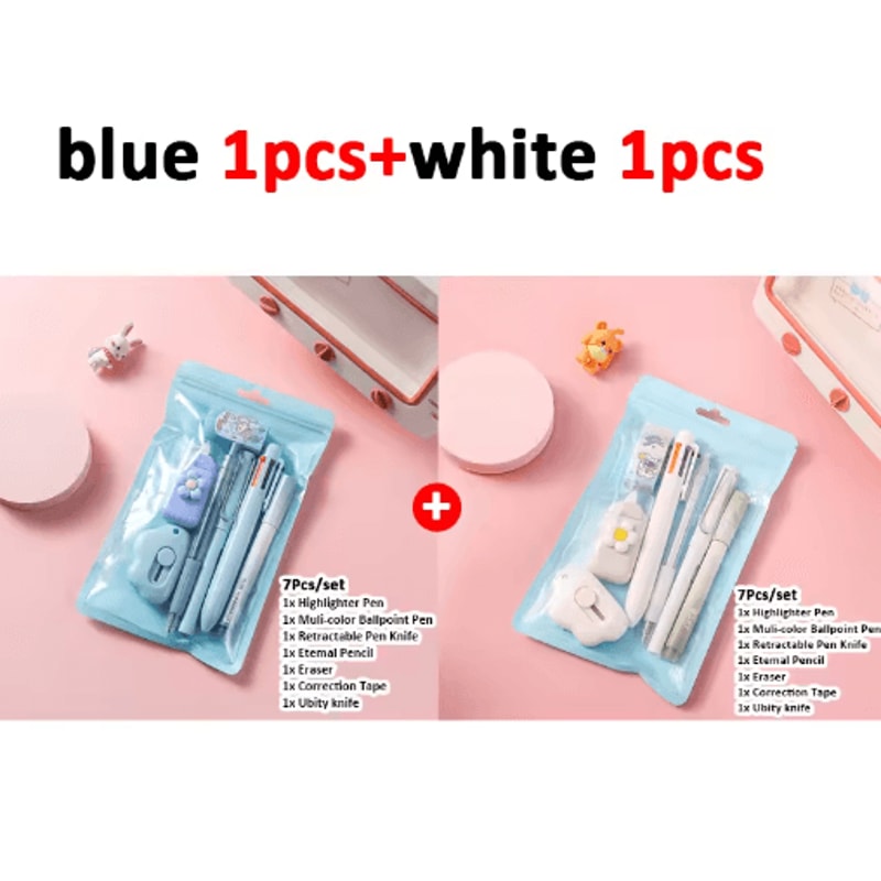 7in1 Stationery Gift Set For School Office Kids 13