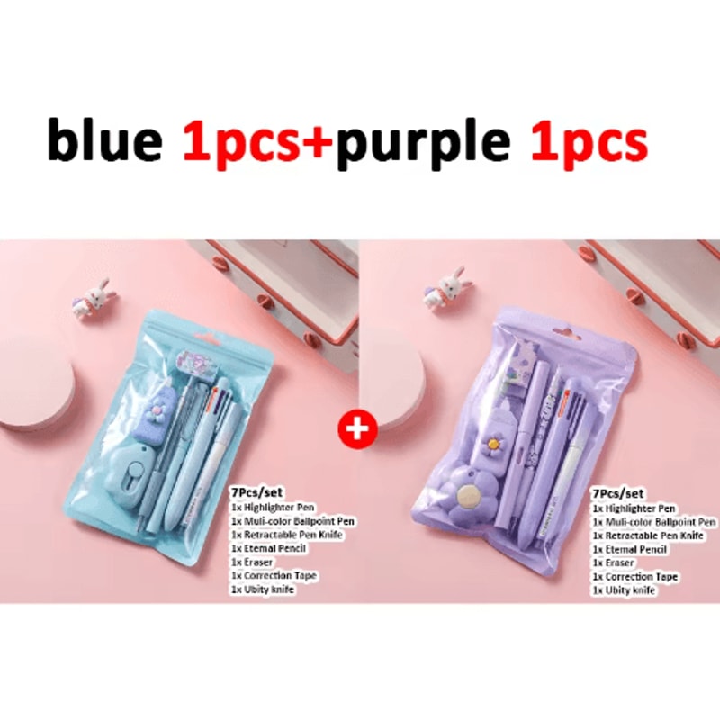 7in1 Stationery Gift Set For School Office Kids 14