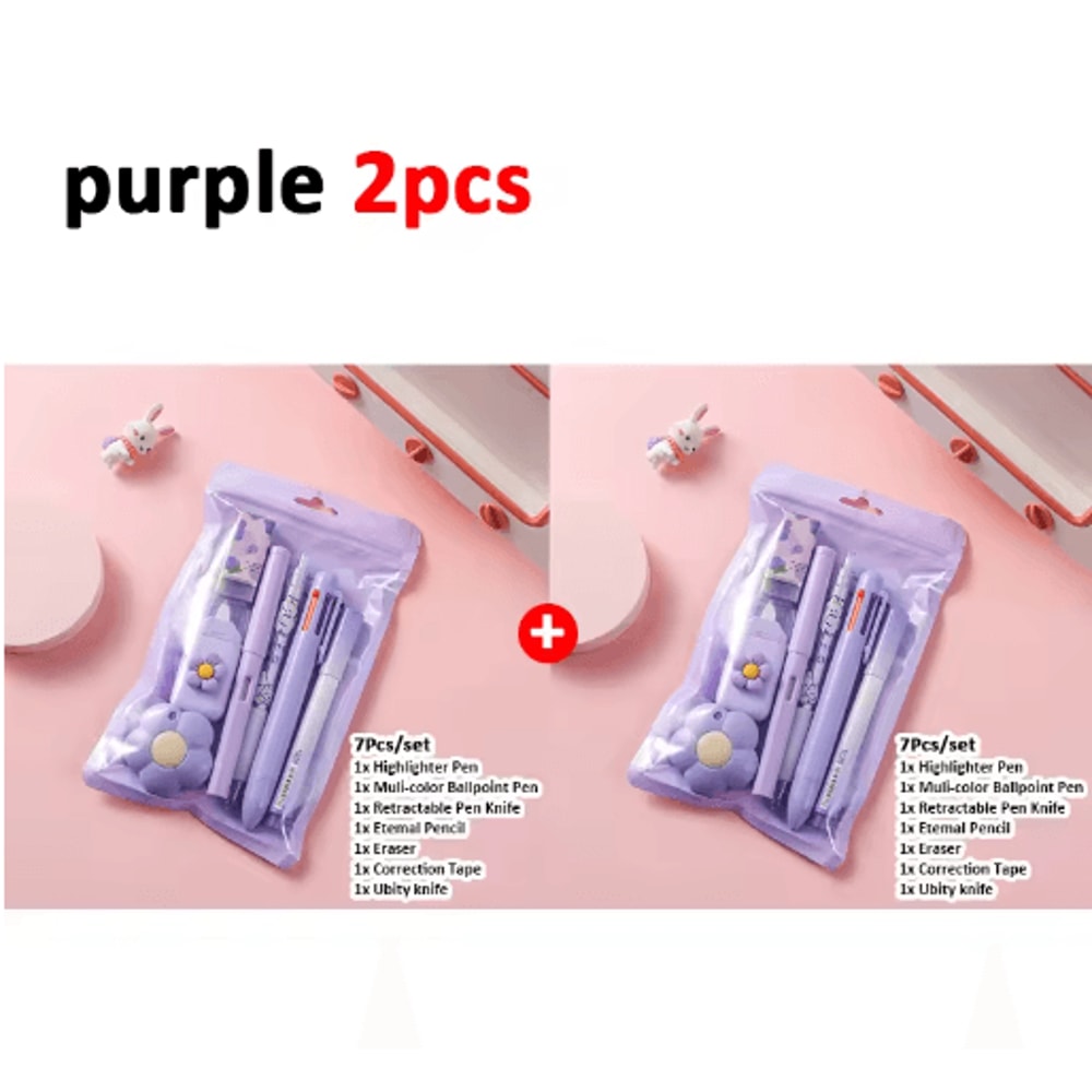 7in1 Stationery Gift Set For School Office Kids 17