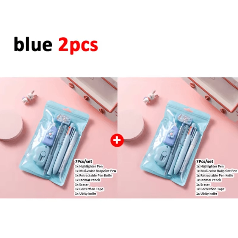 7in1 Stationery Gift Set For School Office Kids 19
