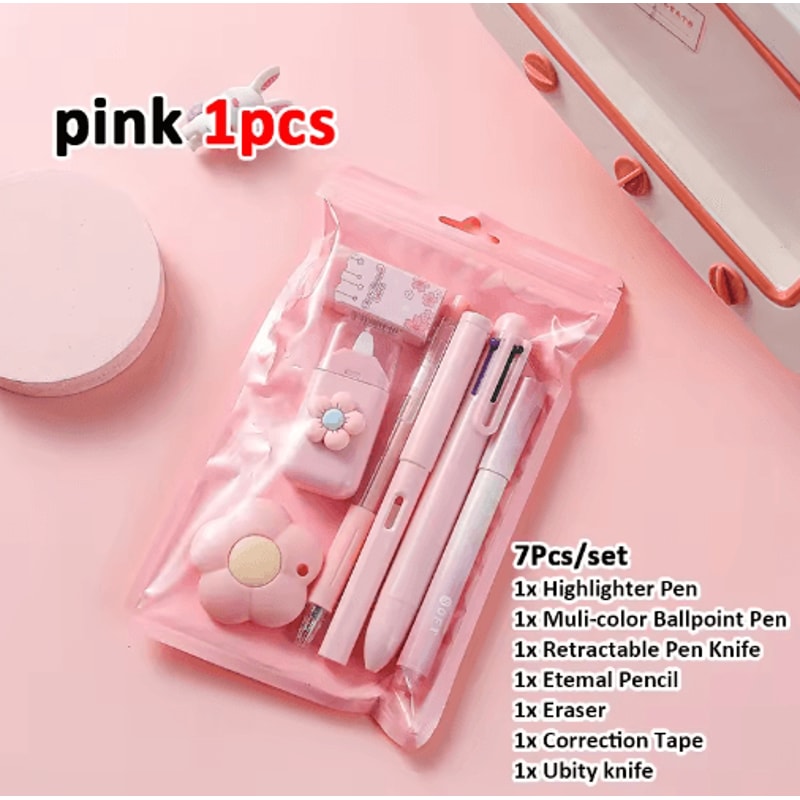 7in1 Stationery Gift Set For School Office Kids 22