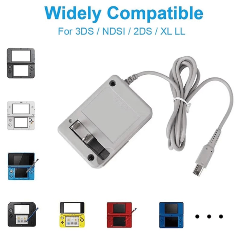 AC Power Charger Adapter For Nintendo 3DS 2DS XL DSi 4