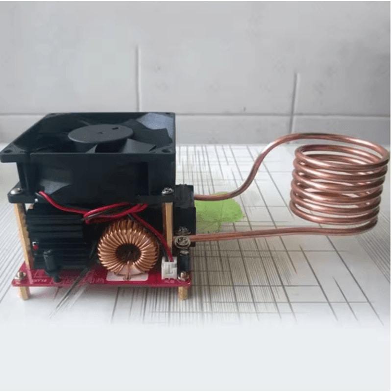 1000W ZVS Induction Heating Board Kit With Coil Power Module 0