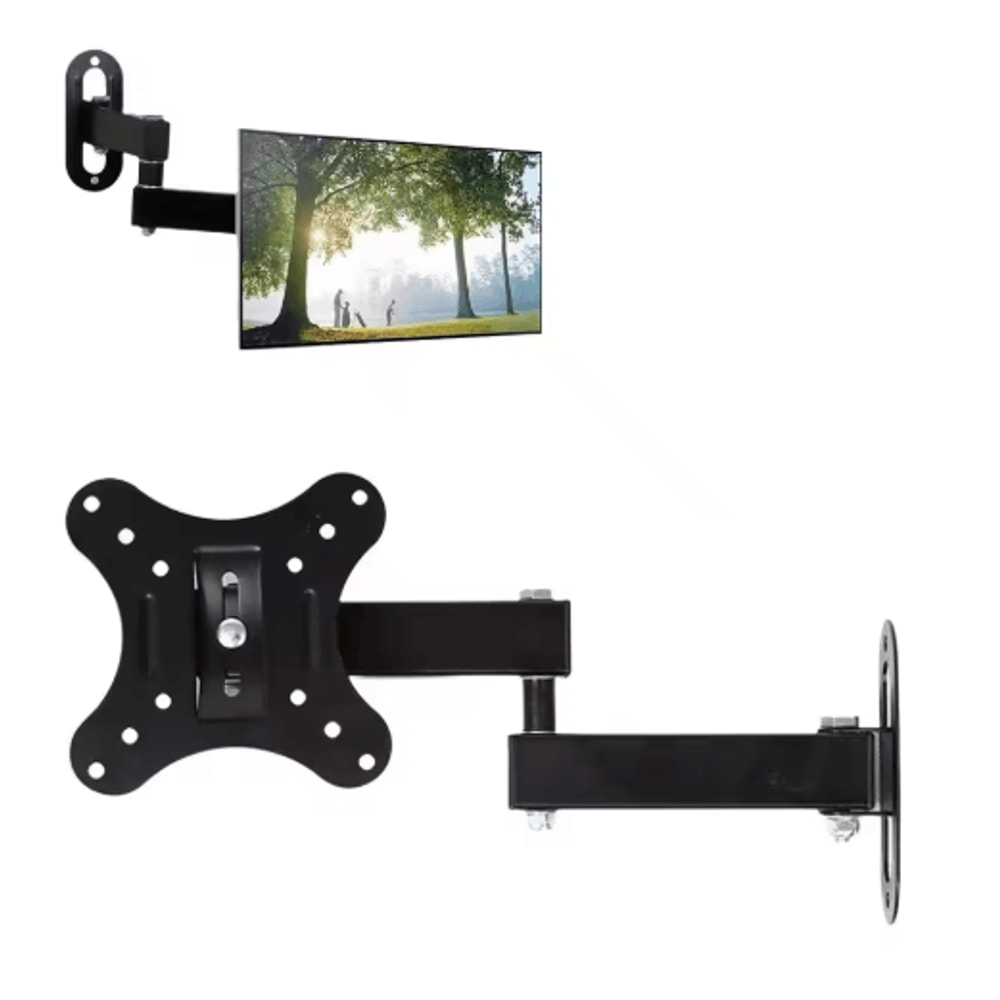 Adjustable TV Monitor Wall Mount Bracket For 10 27 Inch Screens 3