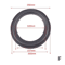 Professional Rubber Speaker Surround Repair Edge For 4 To 12 Inch Speakers 1