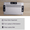 Under Desk Laptop Holder Notebook Storage Organizer 3