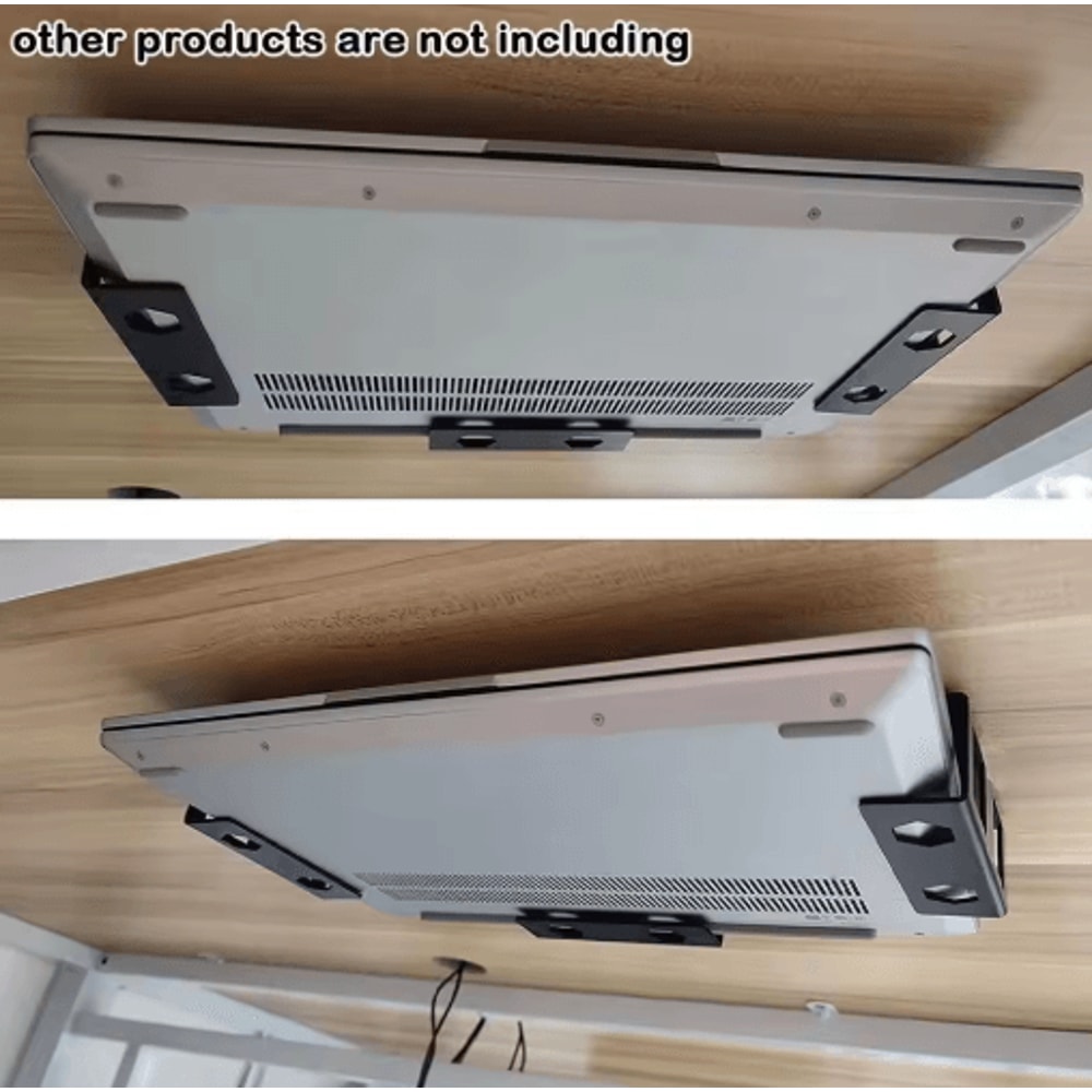Under Desk Laptop Holder Notebook Storage Organizer 5