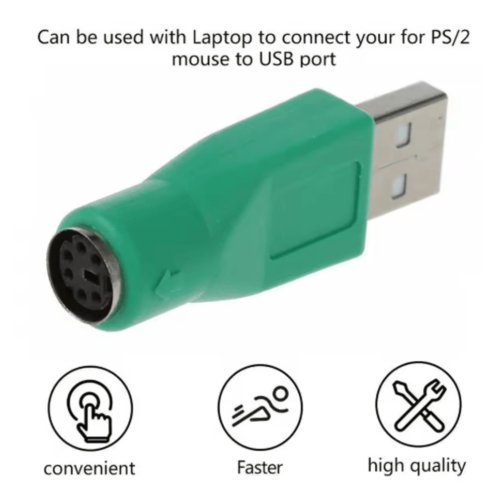 USB Female To PS 2 Mouse Keyboard Converter Adapter 3