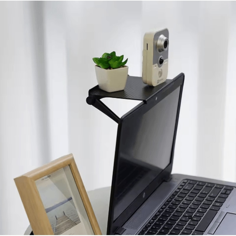 Adjustable TV Computer Monitor Shelf For Desktop Organization 4
