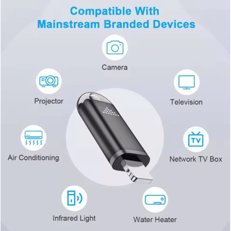 Portable Wireless Infrared Transmitter For Smart Device Remote Control 11