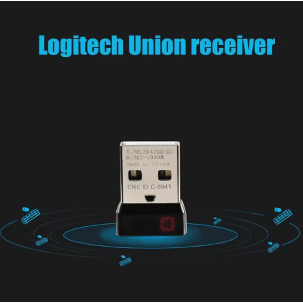 Wireless USB Unifying Receiver Adapter For Mouse Keyboard 0