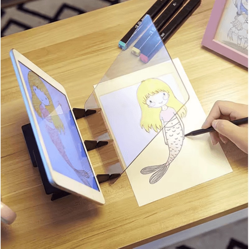 LED Projection Drawing Board For Kids Art Tracing Practice 5