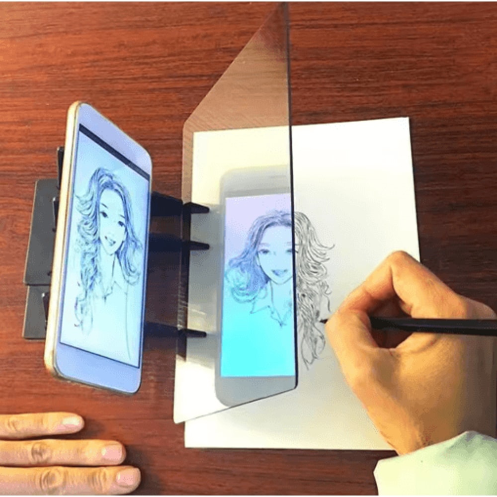 LED Projection Drawing Board For Kids Art Tracing Practice 0