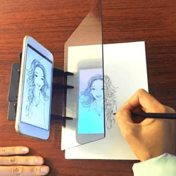 led projection drawing board for kids art & tracing practice