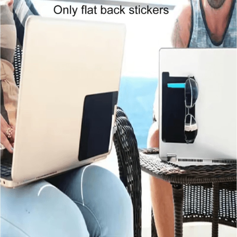 Adhesive Laptop Storage Pocket For Mouse Digital Accessories 3
