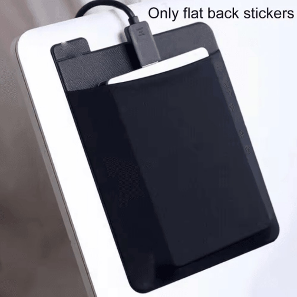 Adhesive Laptop Storage Pocket For Mouse Digital Accessories 0
