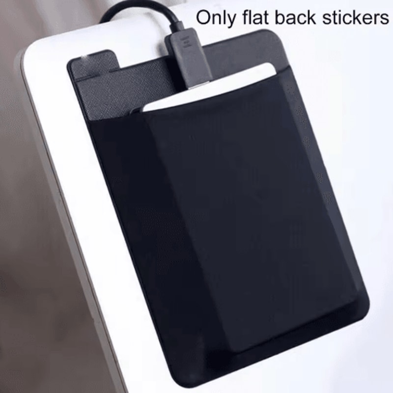 Adhesive Laptop Storage Pocket For Mouse Digital Accessories 0