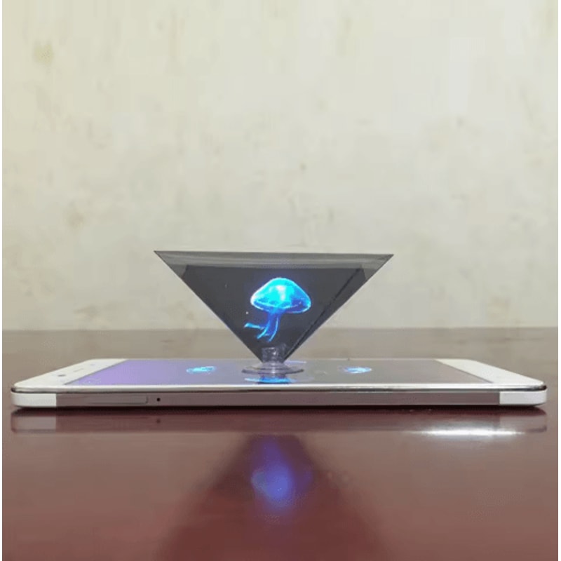 3D Hologram Pyramid Projector For Smartphones 3