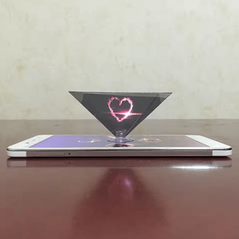 3D Hologram Pyramid Projector For Smartphones 4