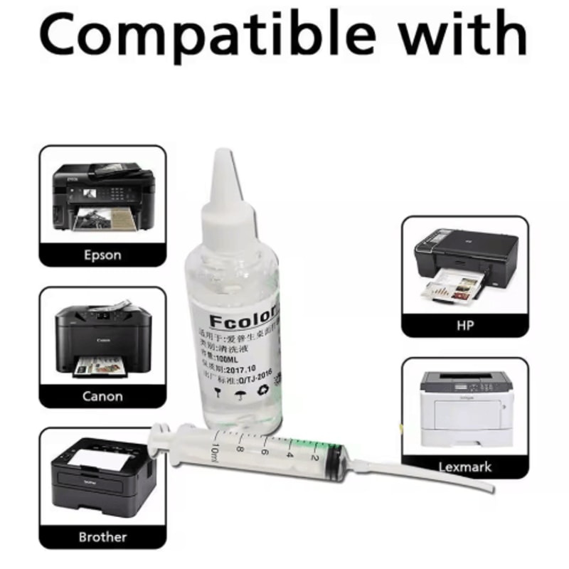 100ml DTF Cleaning Solution For Smooth Printer Performance 4
