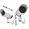 Waterproof Dummy Surveillance Camera With Flashing LED Security Light 0