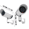 Waterproof Dummy Surveillance Camera With Flashing LED Security Light 0