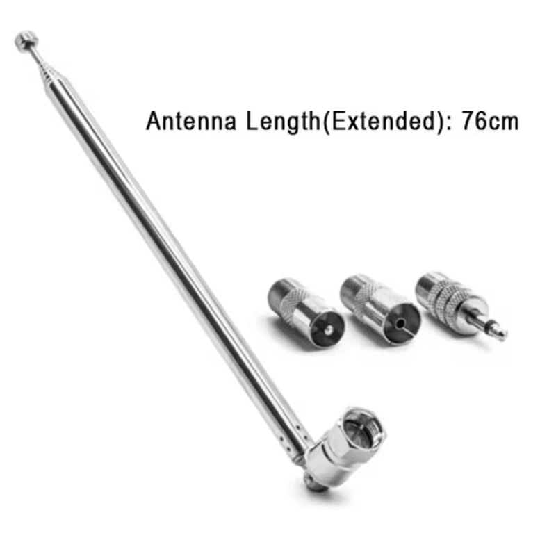 Telescopic DAB FM Radio Antenna With 35mm Adapter 1
