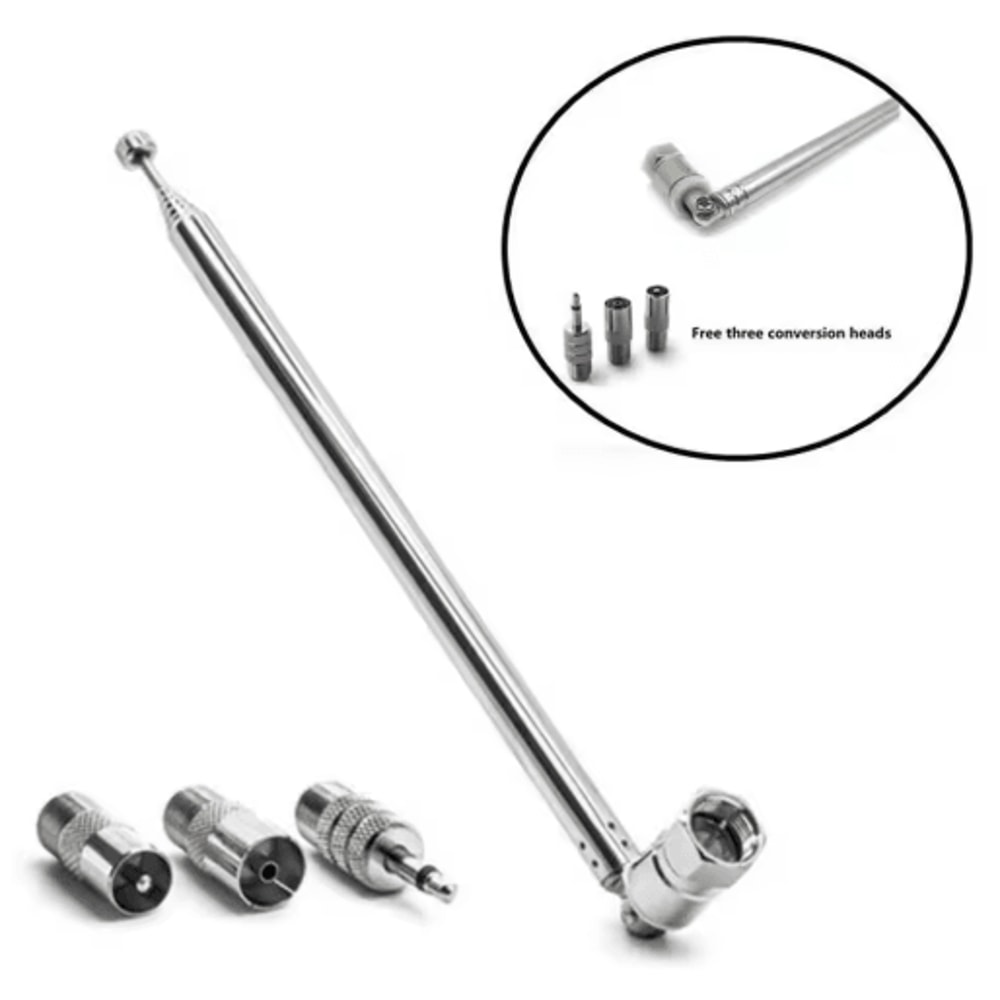 Telescopic DAB FM Radio Antenna With 35mm Adapter 0