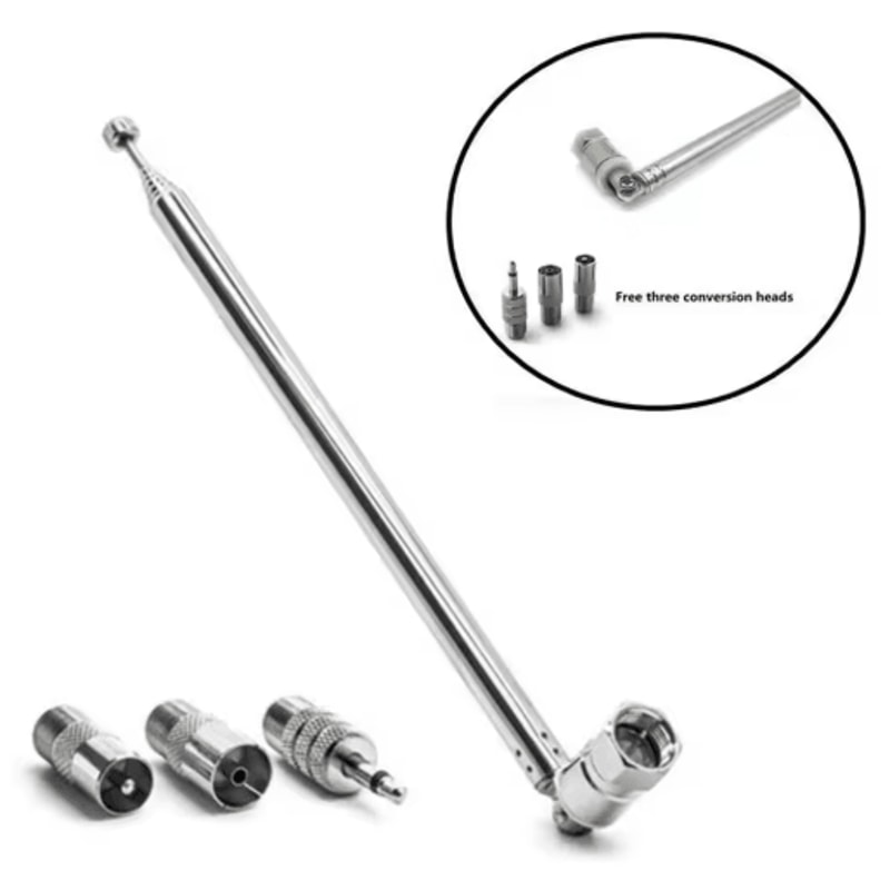 Telescopic DAB FM Radio Antenna With 35mm Adapter 0